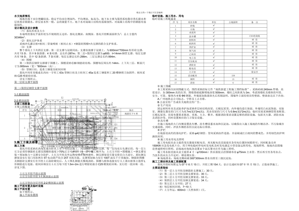 东端明挖基坑开挖及钢支撑安拆施工方案吴修改_第3页