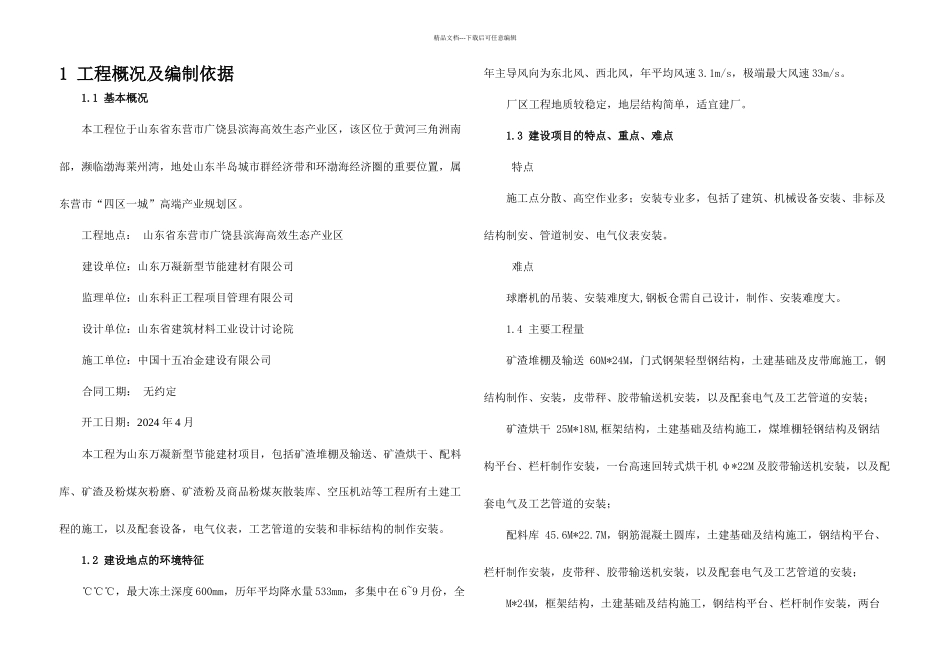 东营广饶水泥厂项目前期策划_第2页