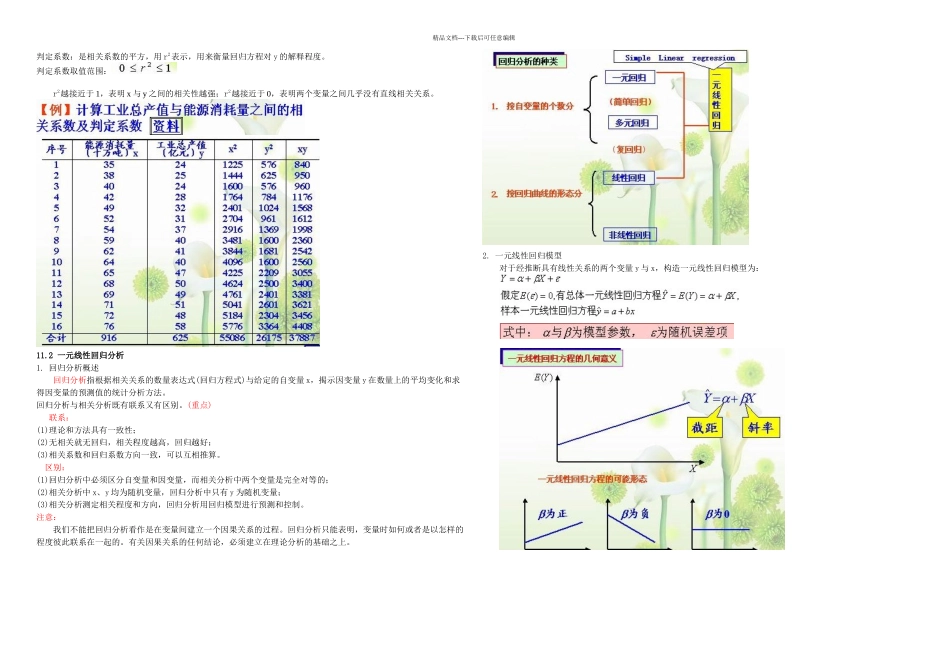 东财春学期统计学回归分析与相关分析课堂笔记_第2页