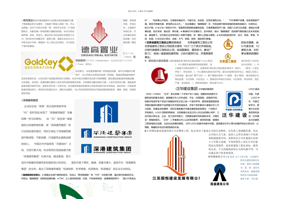 个建筑行业标志释义_第1页