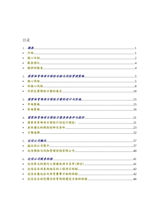 国家体育场保险建议书
