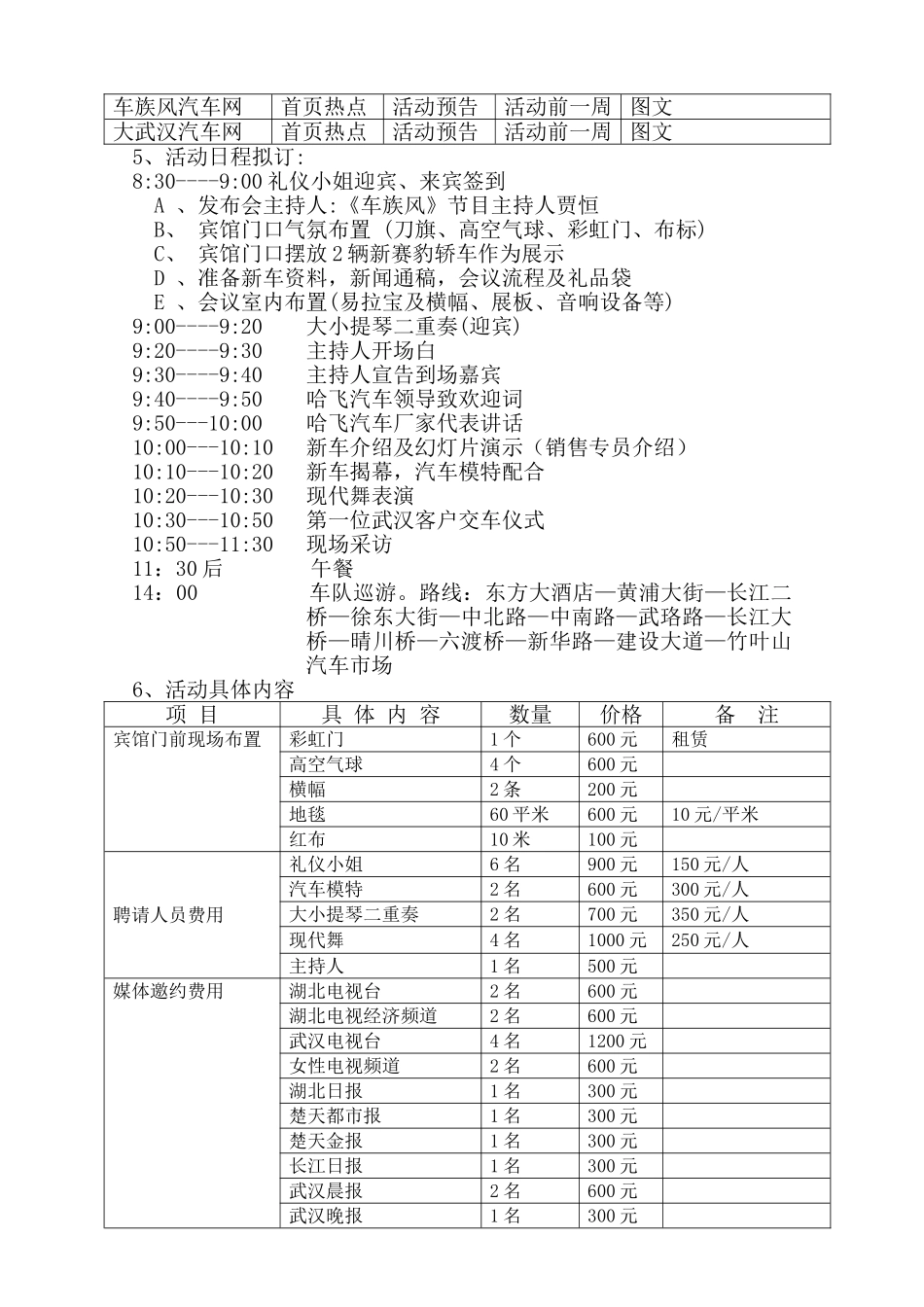 哈飞赛豹新车媒体试乘试驾活动方案_第2页