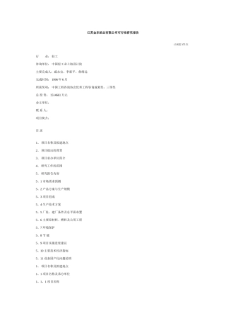 江苏金东纸业有限公司可行性研究报告