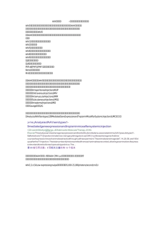 AAV动物实验--教你如何选择血清型,注射方法