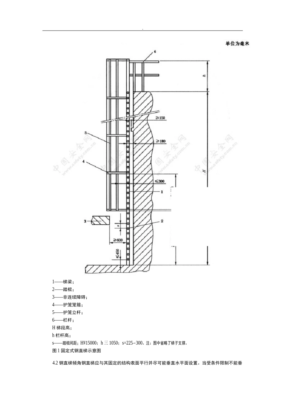 固定式钢直梯的国标_第3页