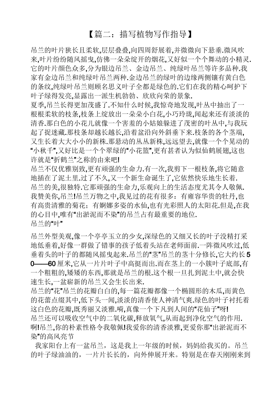 植物作文指导_第3页