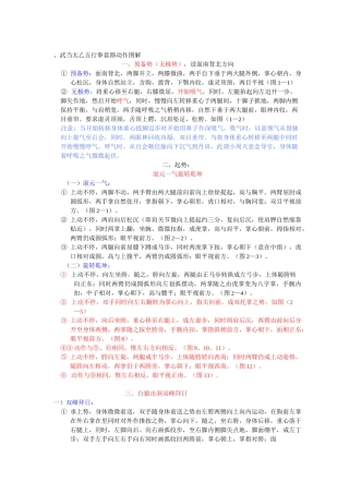 武当太乙五行拳套路动作图解