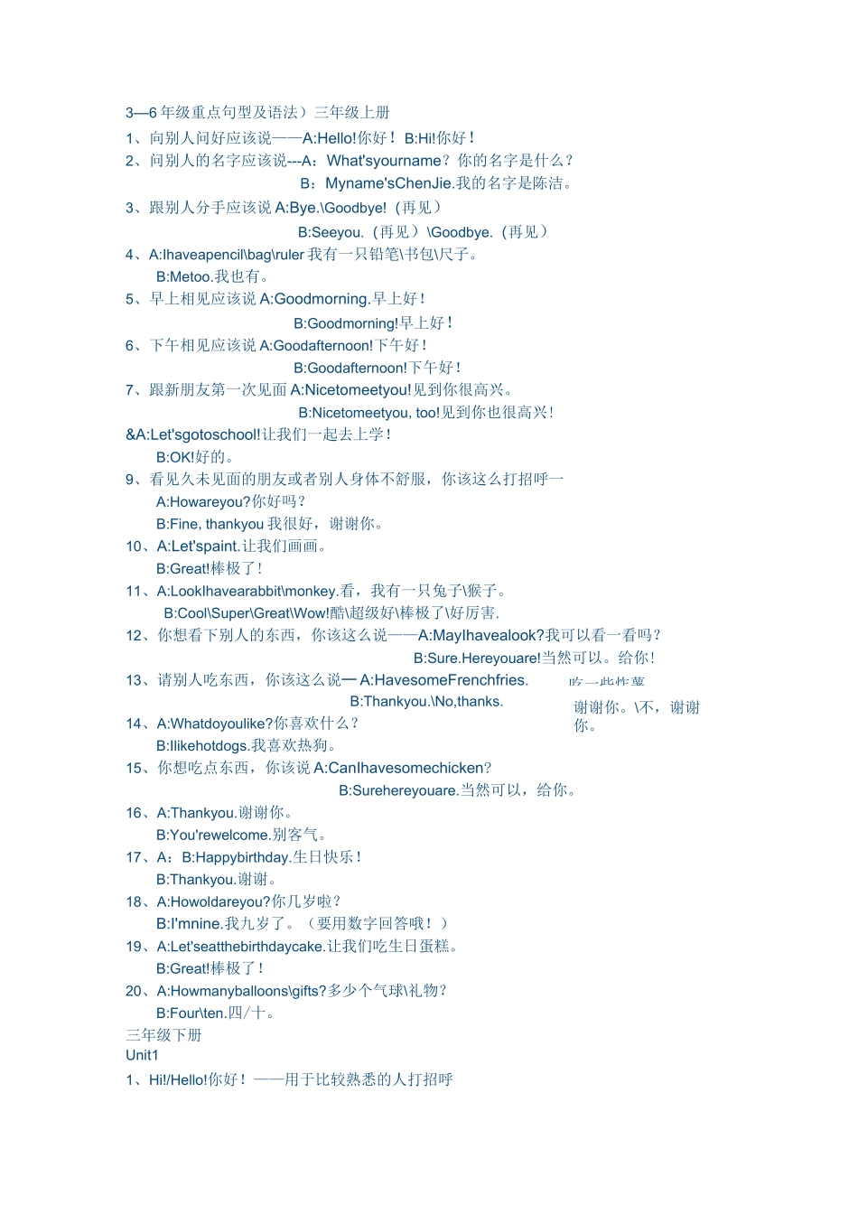 小学英语语法_第1页