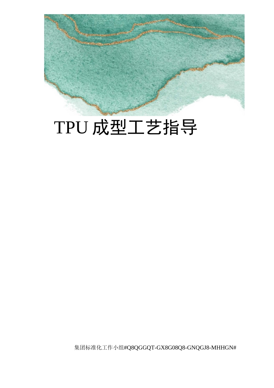 TPU成型工艺指导_第1页