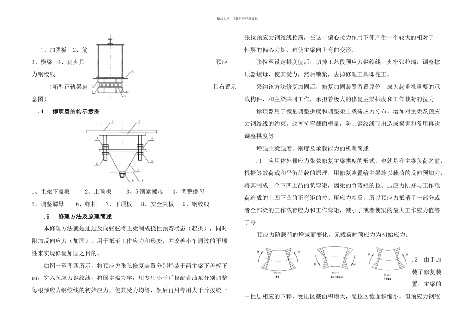 中学双梁桥式起重机起拱加固方案_第3页