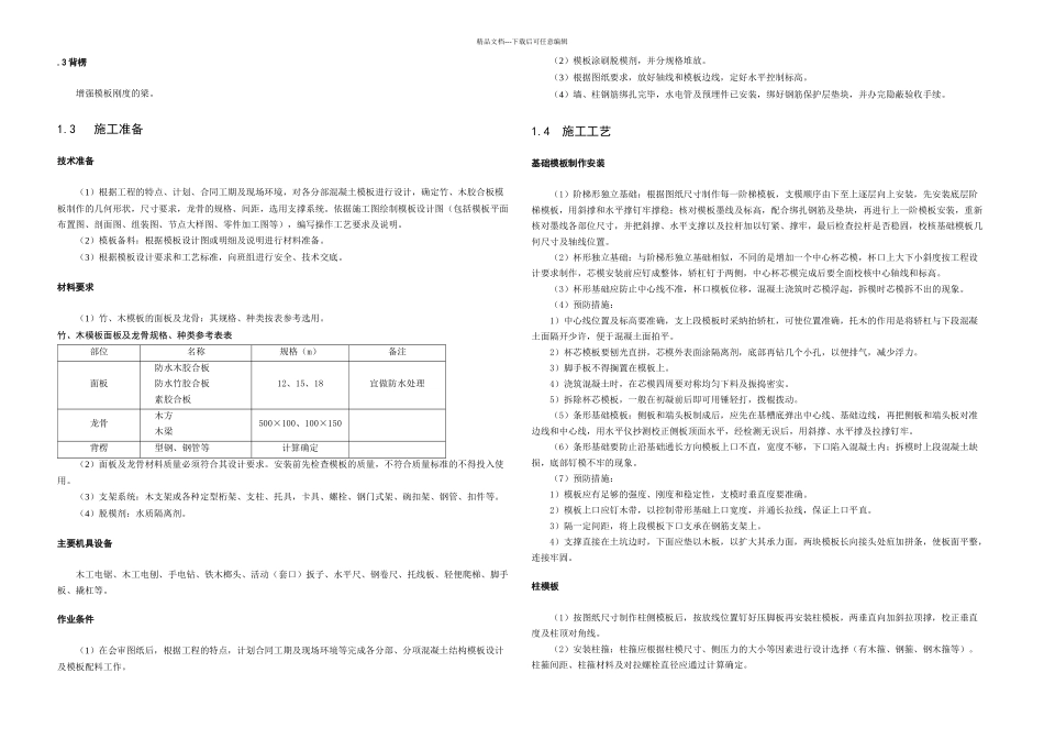 中建溷凝土结构工程施工工艺标准_第2页