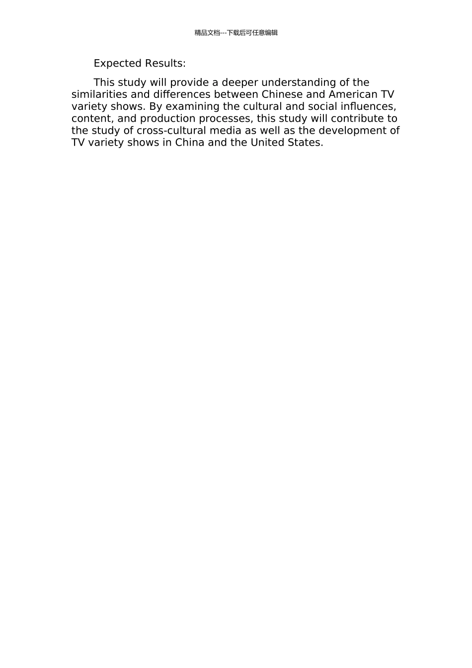 中美电视综艺晚会比较研究的开题报告_第2页