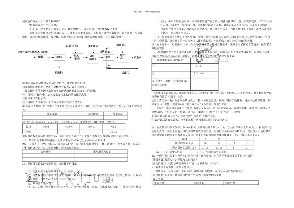 中考化学冲刺_第3页