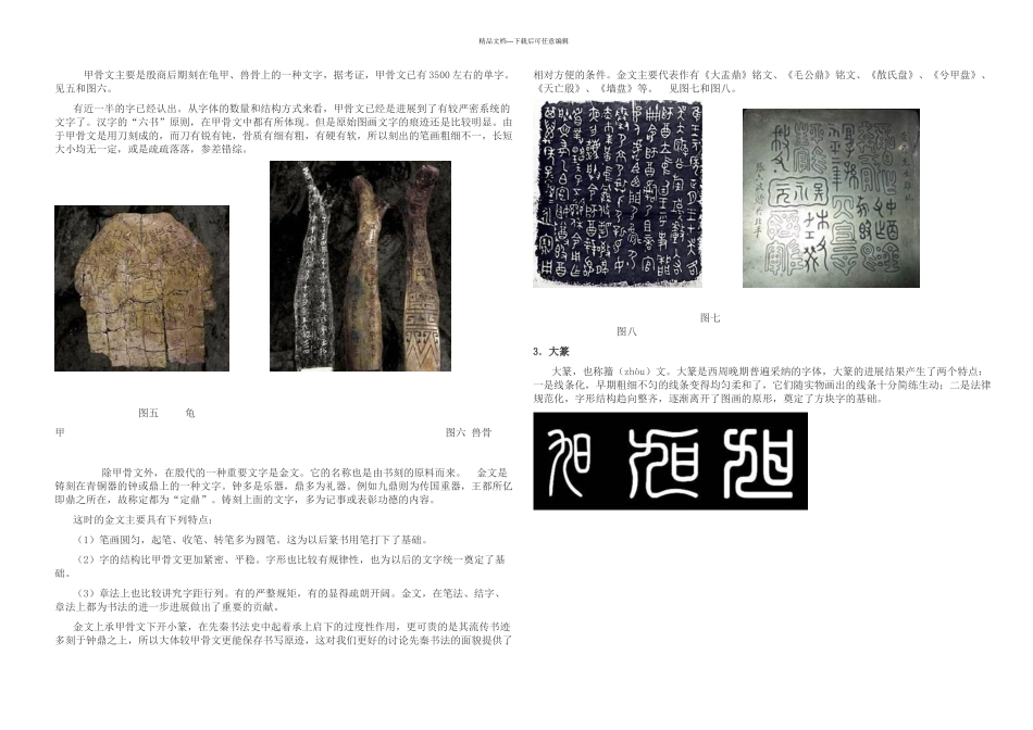 中考复习汉字形体及六书_第2页