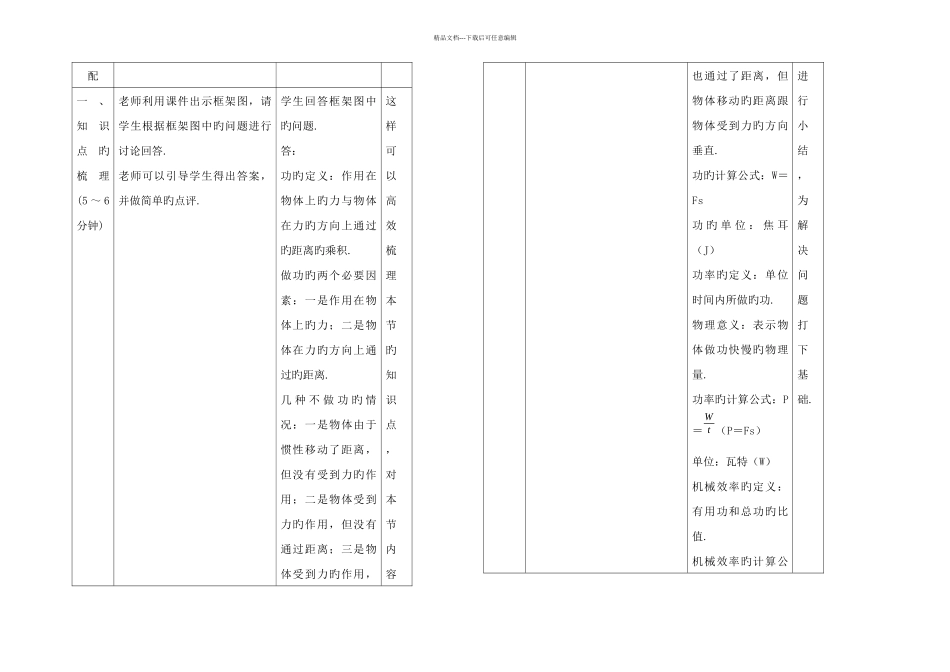 中考物理二轮练习简单机械和功二_第2页
