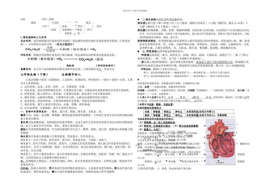 中考生物总复习讲义济南_第2页