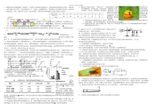 中考科学专题复习分析计算题