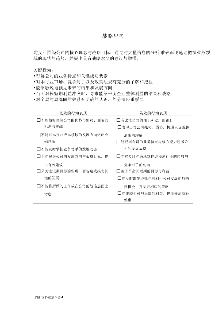 企业中层管理岗位能力素质模型12个素质指标_第3页