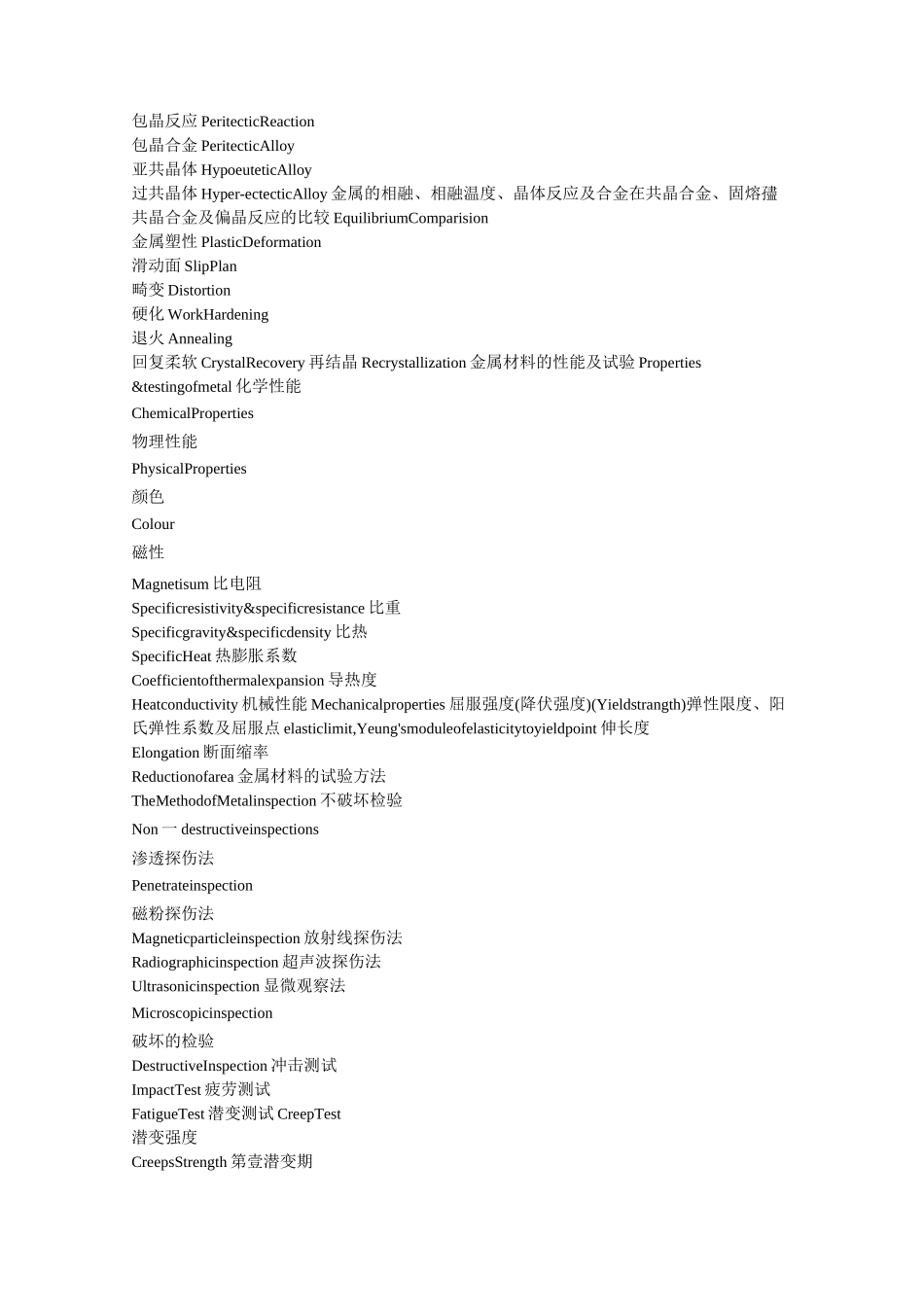 金属材料英文词汇_第2页