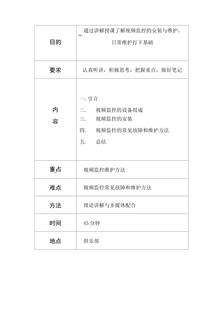 视频监控安装与维护课件_第2页