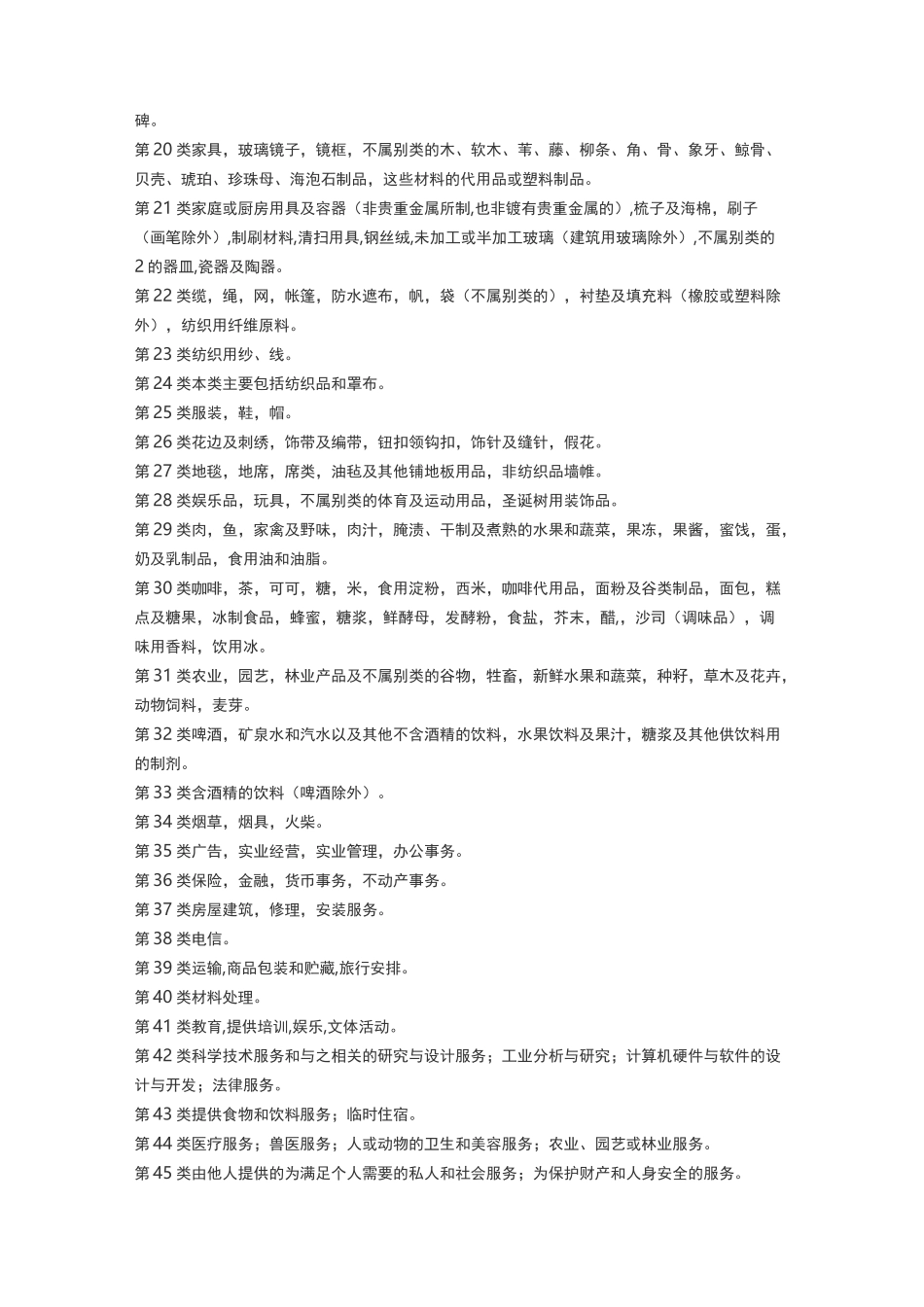 商标类别 简介_第2页