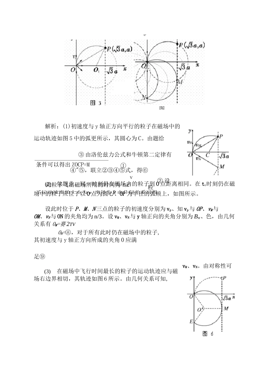 带电粒子在磁场中的轨迹圆规律经典题型_第2页