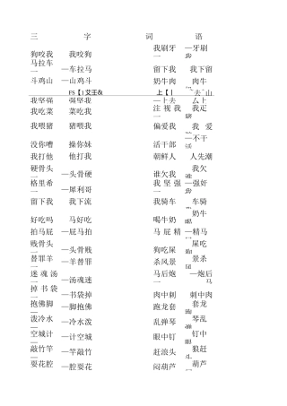 正话反说词语