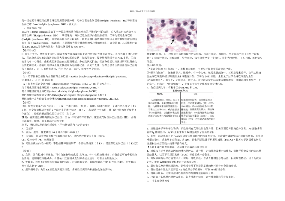 临床血液学检验淋巴细胞肿瘤部分_第1页