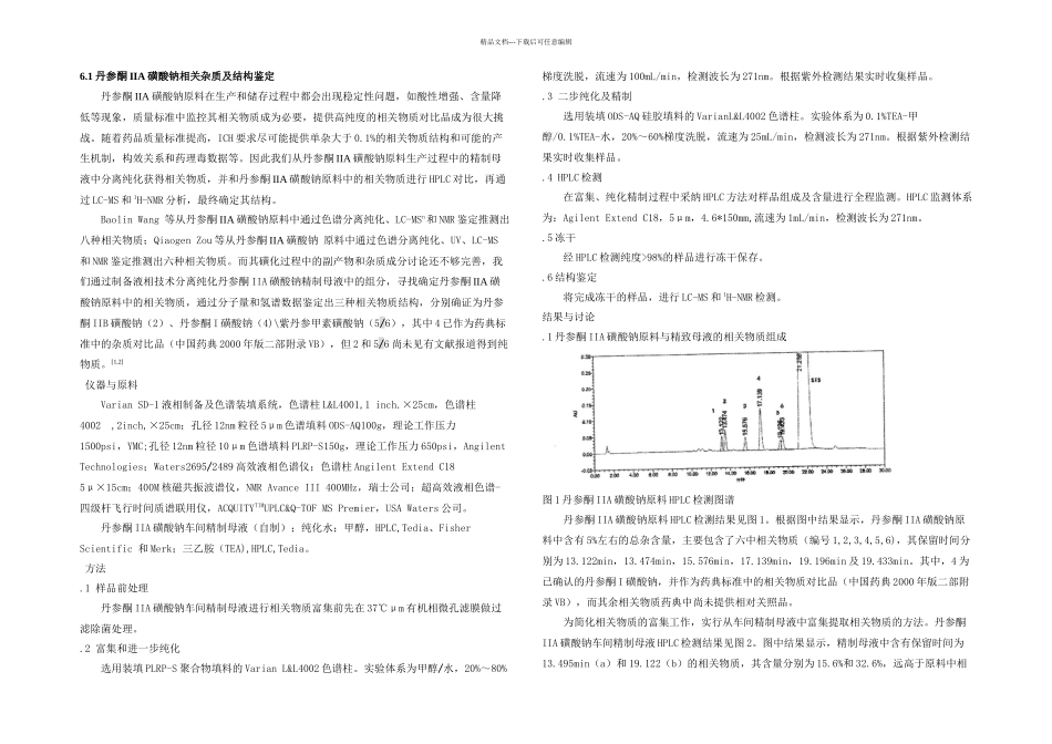 丹参酮IIA磺酸钠稳定性试验_第1页