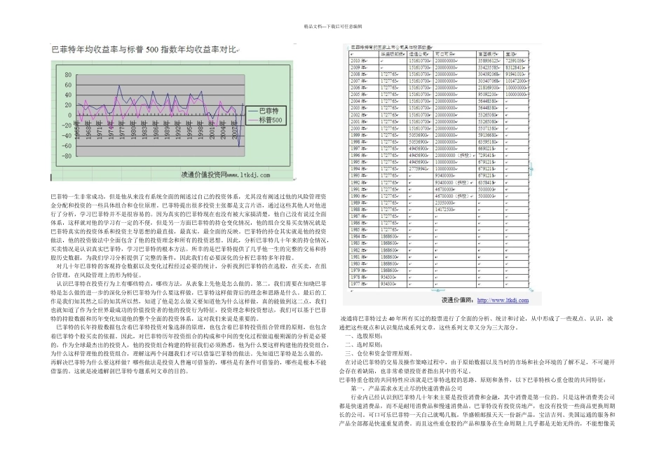 为什么要深入研究巴菲特持股特征_第1页