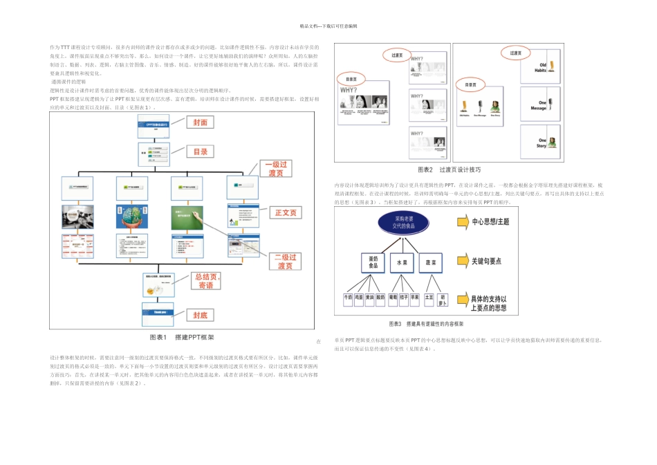 为演绎加分培训师的设计技巧_第1页