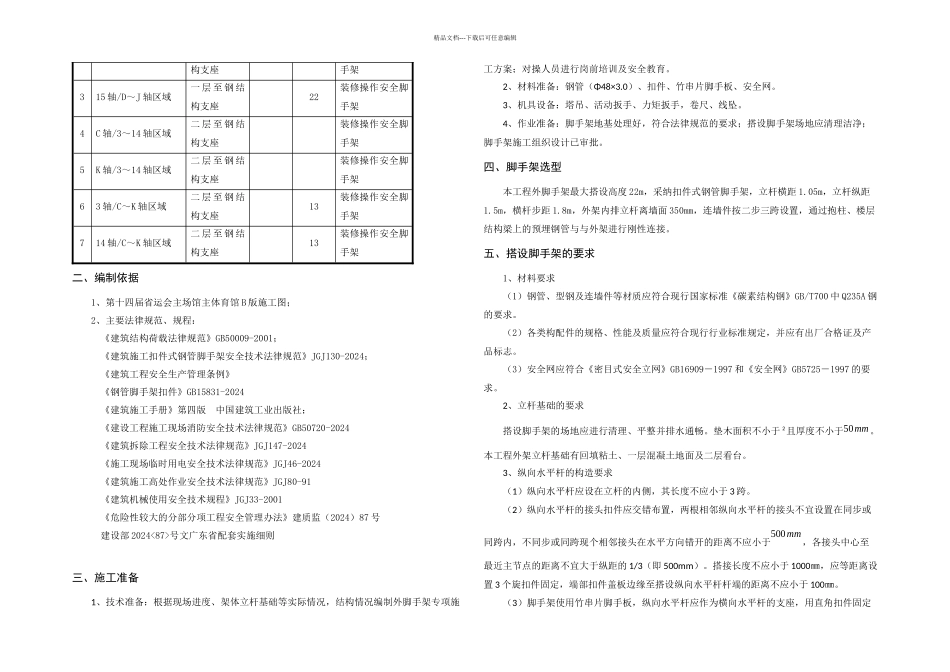 主体育馆脚手架施工方案_第3页