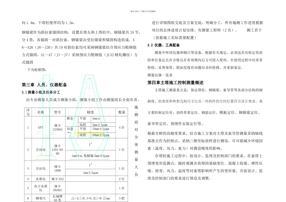 主塔专项施工测量方案_第2页