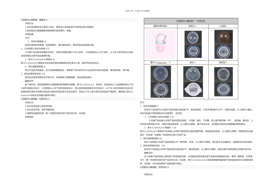 主流品牌婴幼儿辅食器测评_第2页