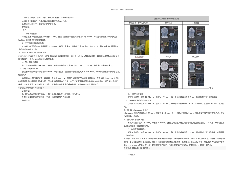 主流品牌婴幼儿辅食器测评_第3页