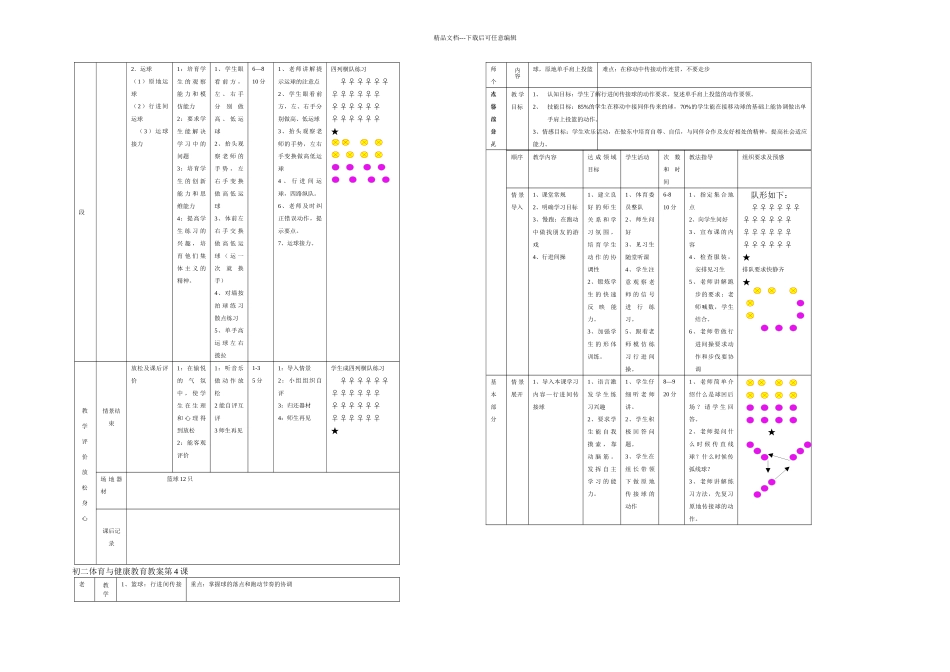 九年级体育教案_第3页