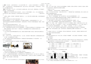 九年级历史材料题专项练习