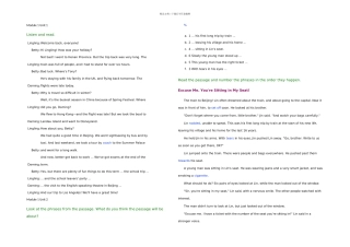 九年级外研下册英语课文原文