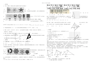 九年级数学旋转复习