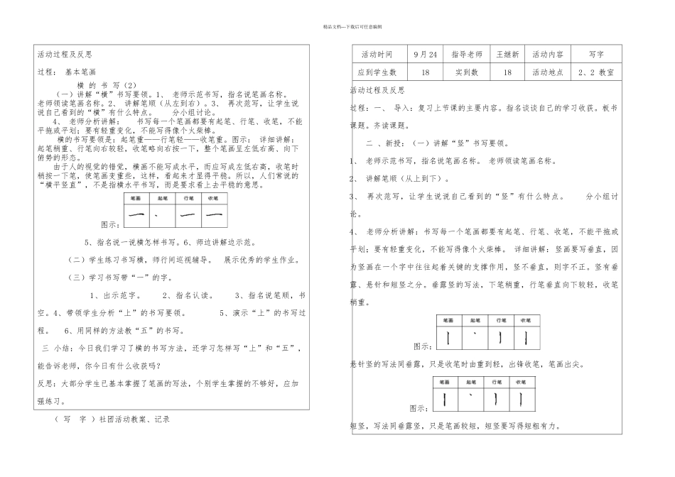 书法社团活动记录_第2页