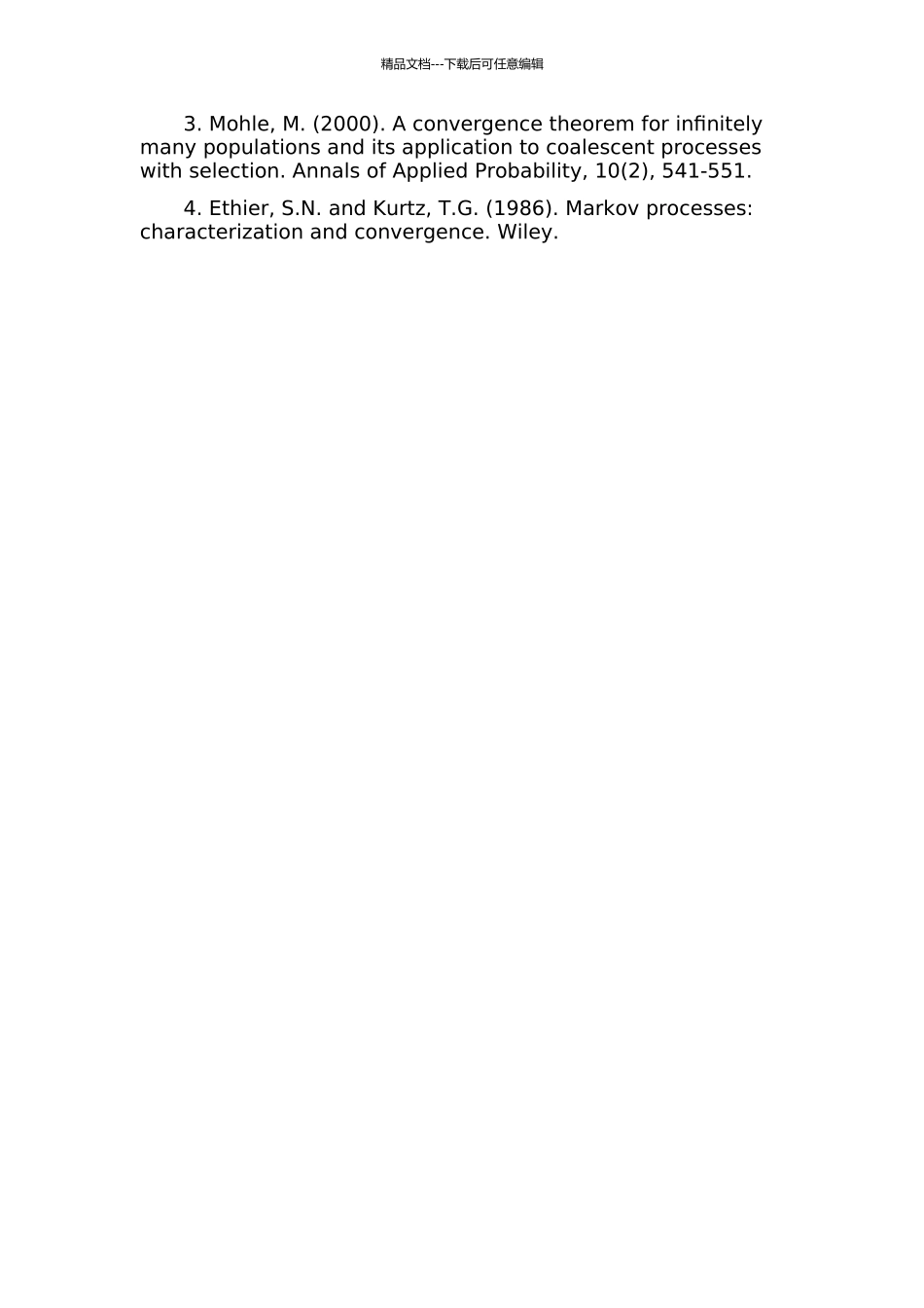 二叉树上分支马氏链的强大数定理的开题报告_第2页