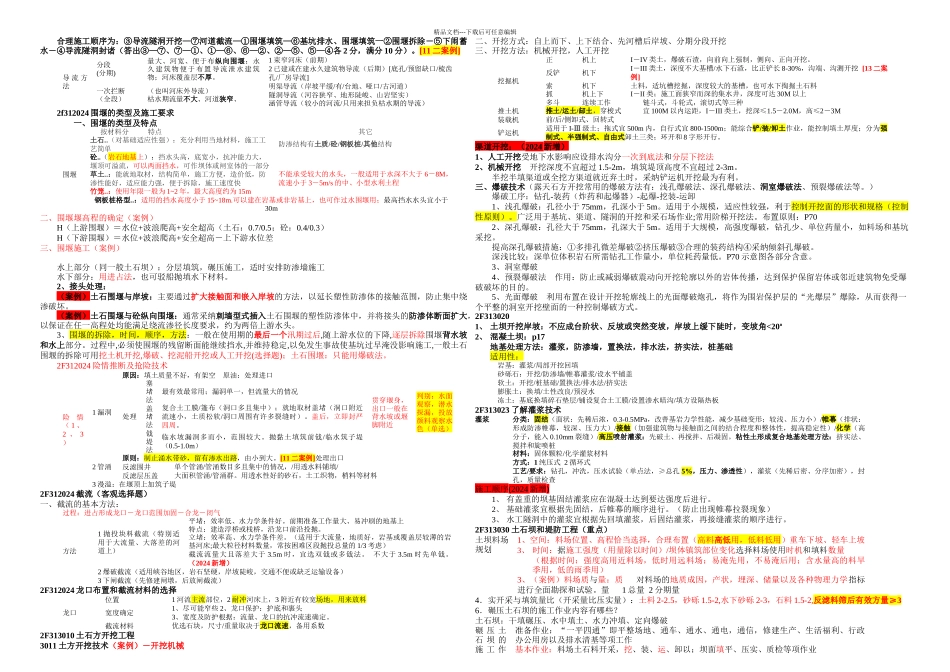 二建水利实务干货知识归纳整理_第3页