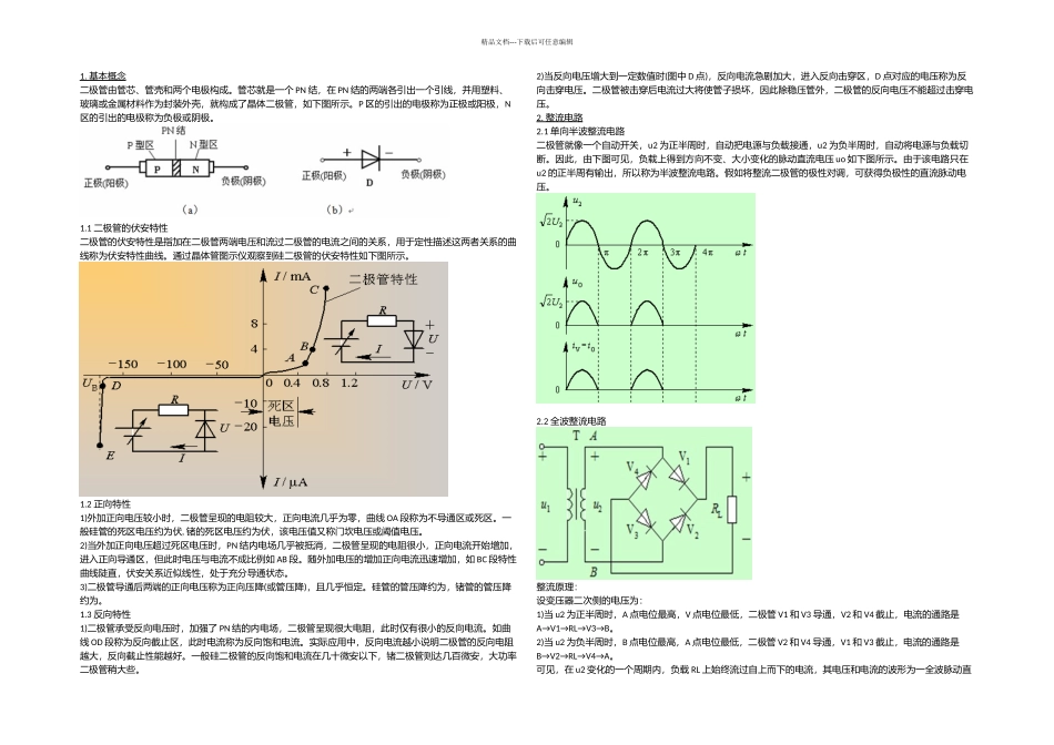 二极管基本知识_第1页
