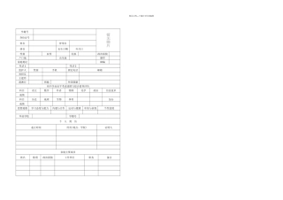 云南省普通高中学生成长记录手册完整