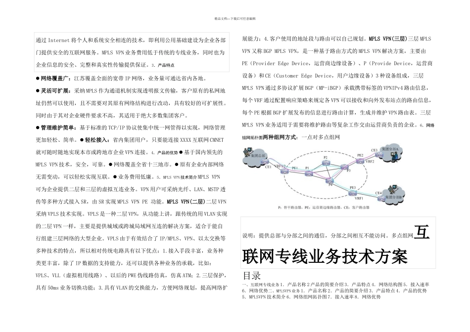 互联网专线业务技术方案_第2页