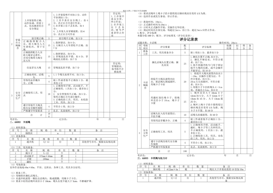 井下作业工初级操作技能_第2页