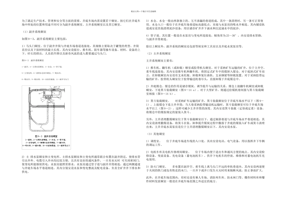 井底水仓车场硐室设计规范_第2页
