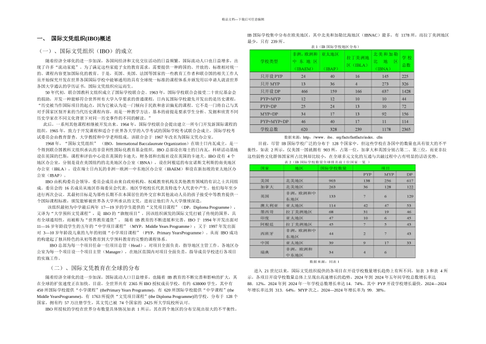 交流材料IBO组织与中学项目课程特征_第1页