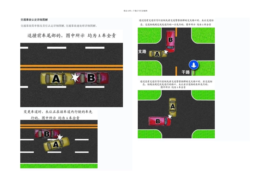 交通事故责任认定详细图解_第1页