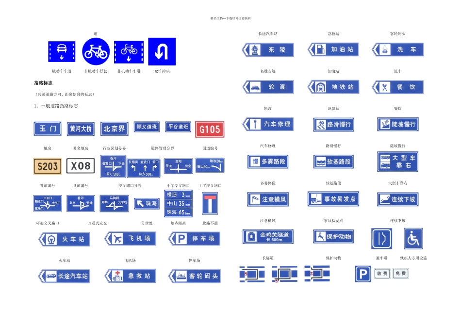 交通标志大全1_第3页